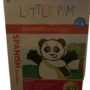 NEW Little PIM Fun With Languages Spanish 3 DVD Set New Sealed Educational